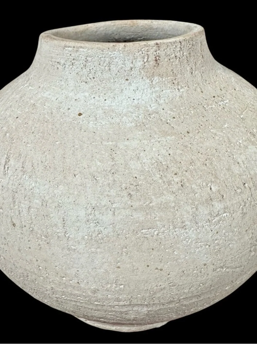 Threshold Cream Textured Round Ceramic Vase